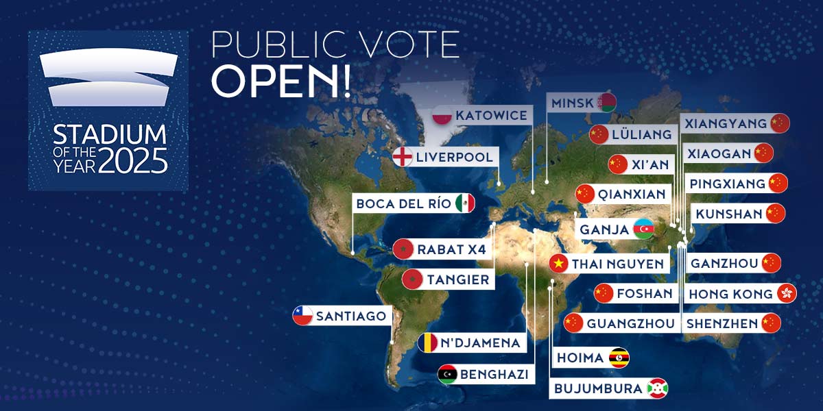SOTY: The best stadium opened in 2025 – vote now!