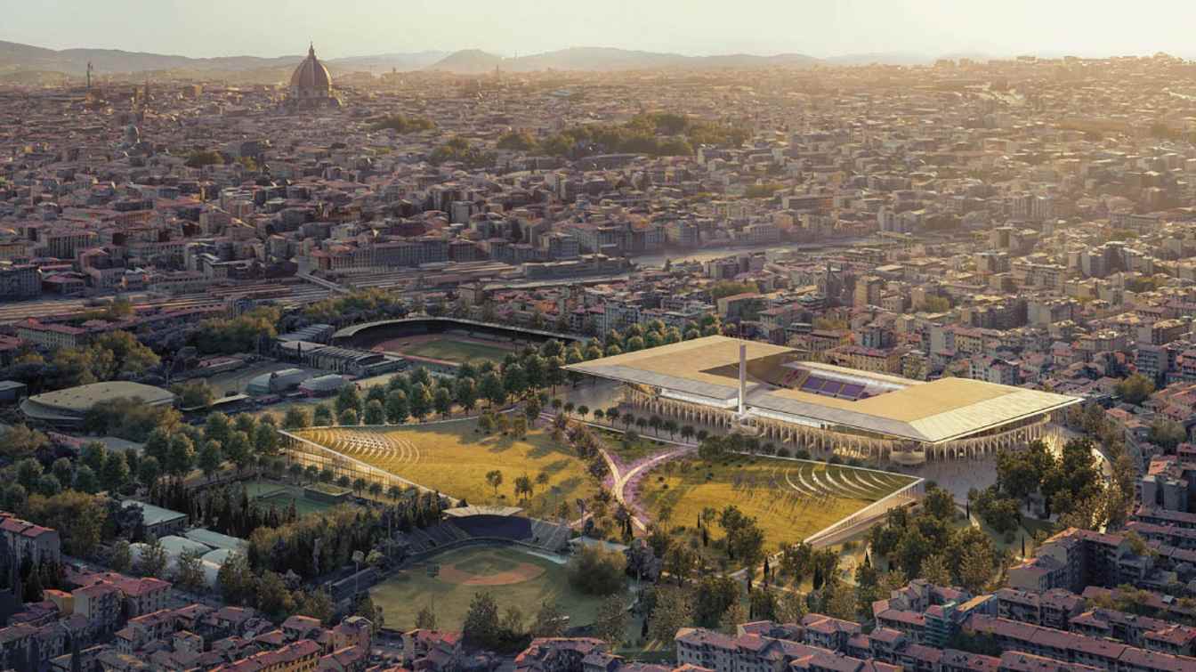 Despite changes to the project, the deadline for completing work on the stadium in Florence remains unchanged.