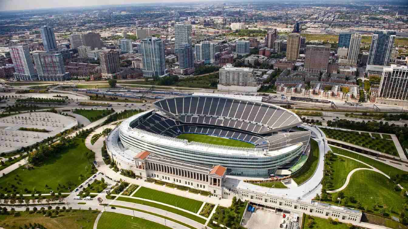 The Bears' current lease at Soldier Field runs until 2033.