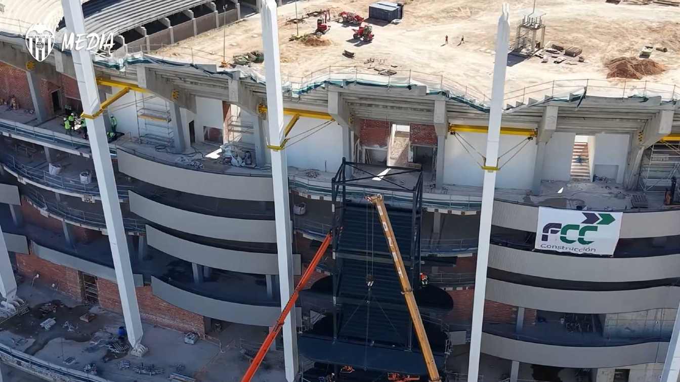 The Nou Mestalla construction site is one of the largest unfinished structures in the world.