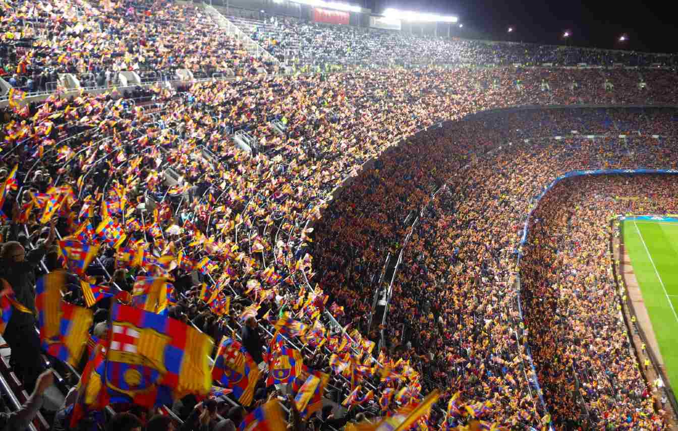 Before the renovation began in 2022, the capacity of Camp Nou was 99,354, making it the largest stadium in Europe.