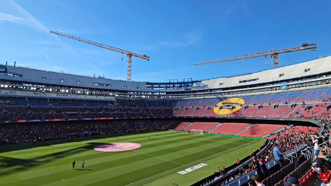 Construction of Spotify Camp Nou