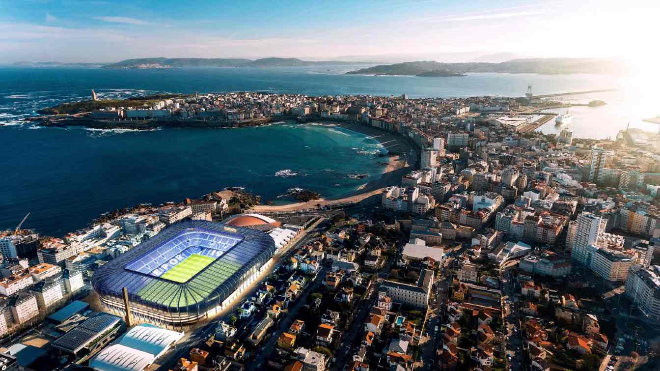 The renderings of the new Riazor never turned into a concrete project.