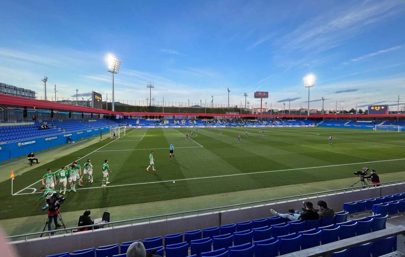Estadi Johan Cruyff is set to be expanded to around 15,000&ndash;16,000 seats to meet LaLiga requirements.
