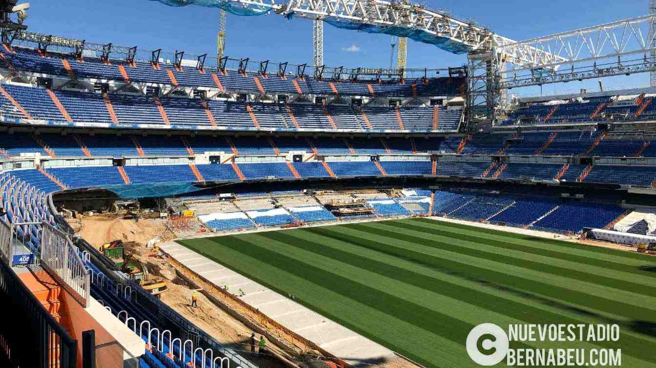 The renovation of the Bernab&eacute;u also affected the structure of the stands.
