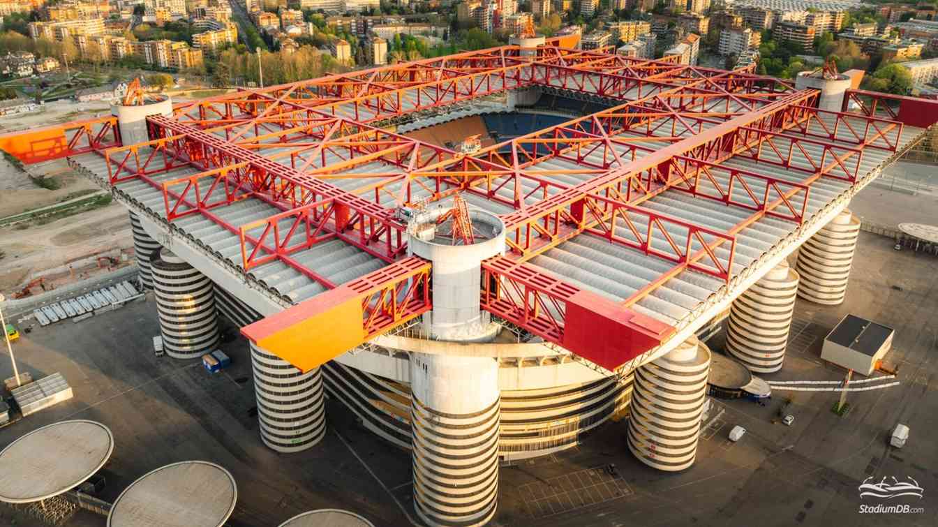 The project provides for a two-phase development: first building the new stadium, followed by the redevelopment of the existing site and urban areas.