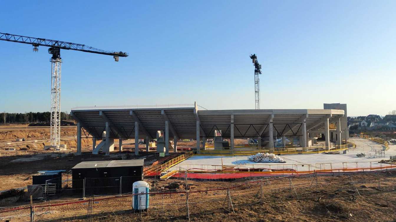 Construction of Nacionalinis Stadionas