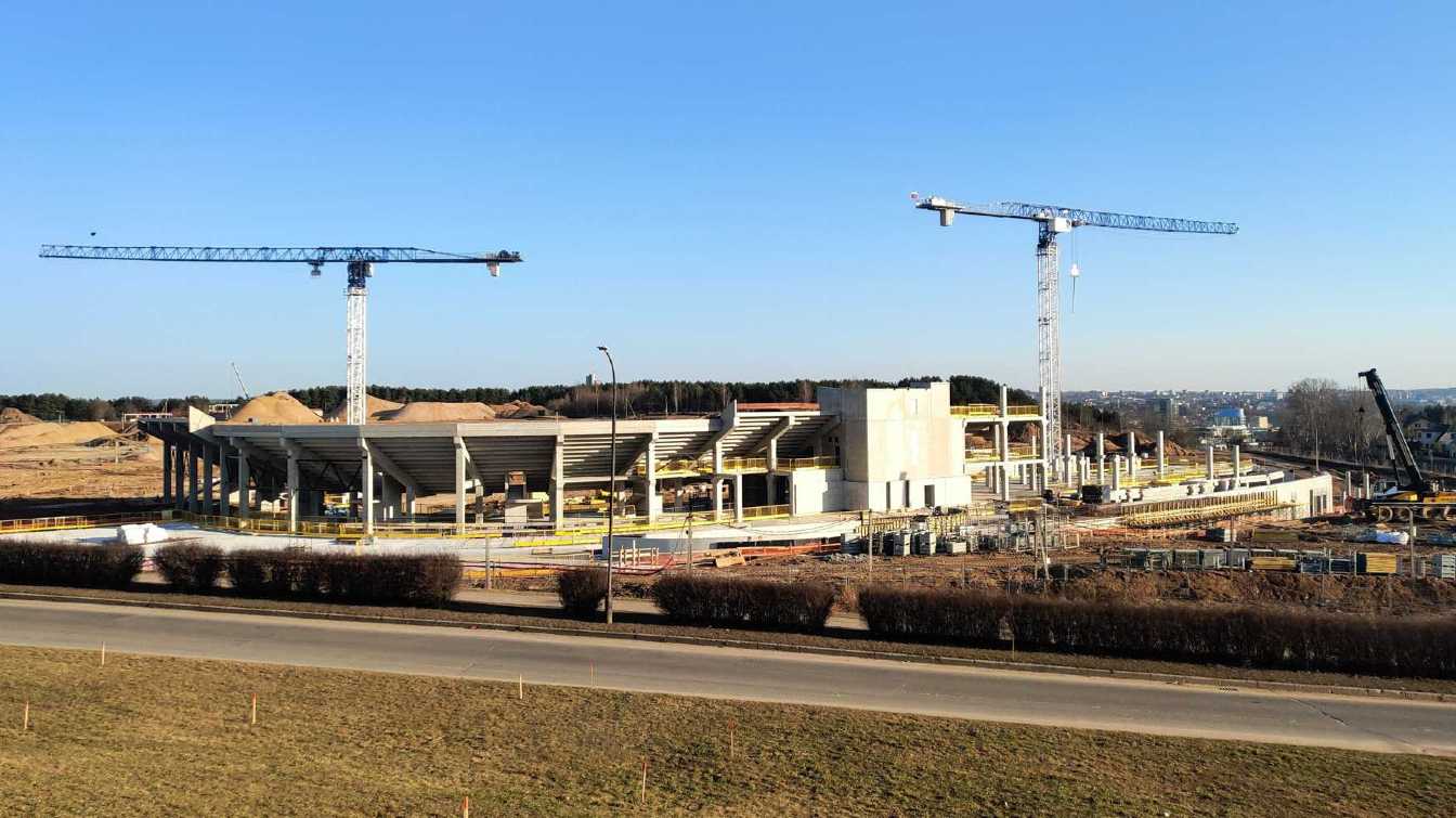 Construction of Nacionalinis Stadionas