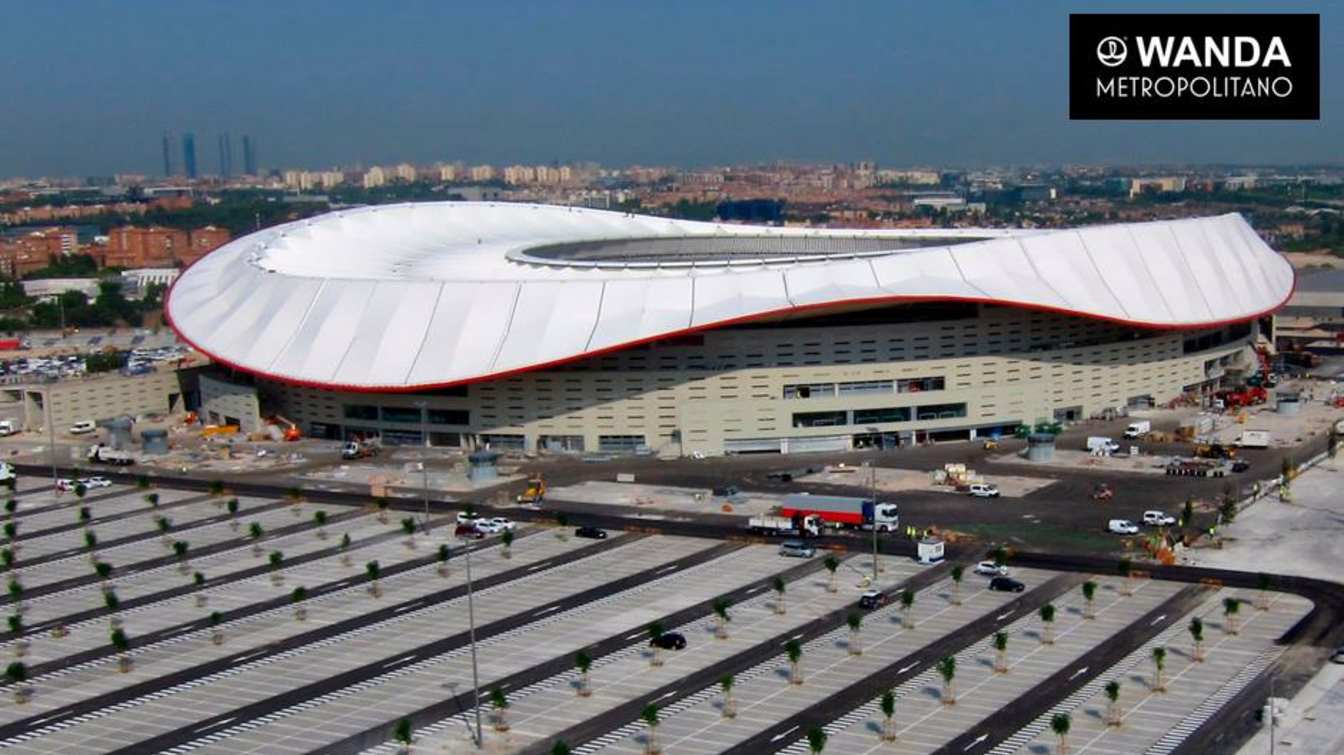 The Estadio Metropolitano has a concert capacity of around 60,000 spectators.