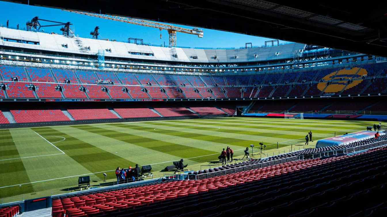 Barcelona aims to reach around 80,000 capacity by the end of the year, with the roof installation planned as the next major phase.