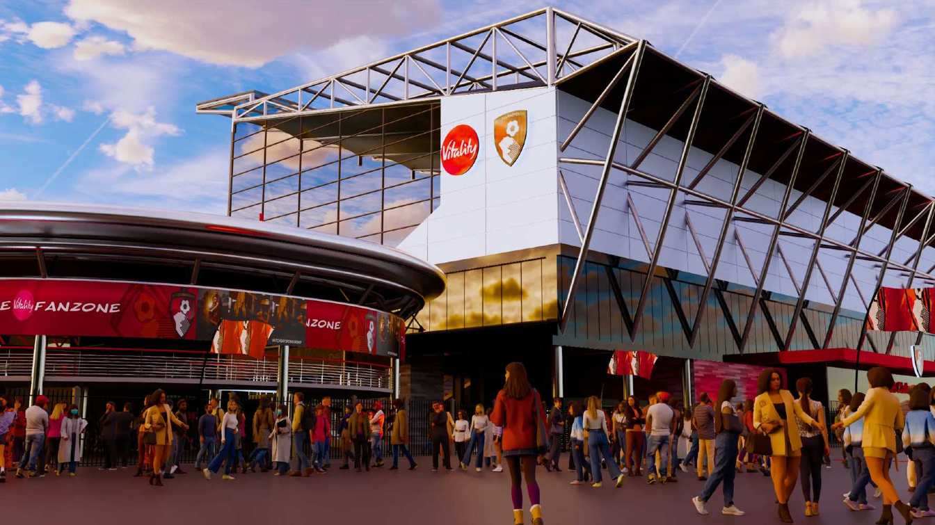 The expansion of Vitality Stadium has been delayed, with Bournemouth shifting to a phased construction approach.