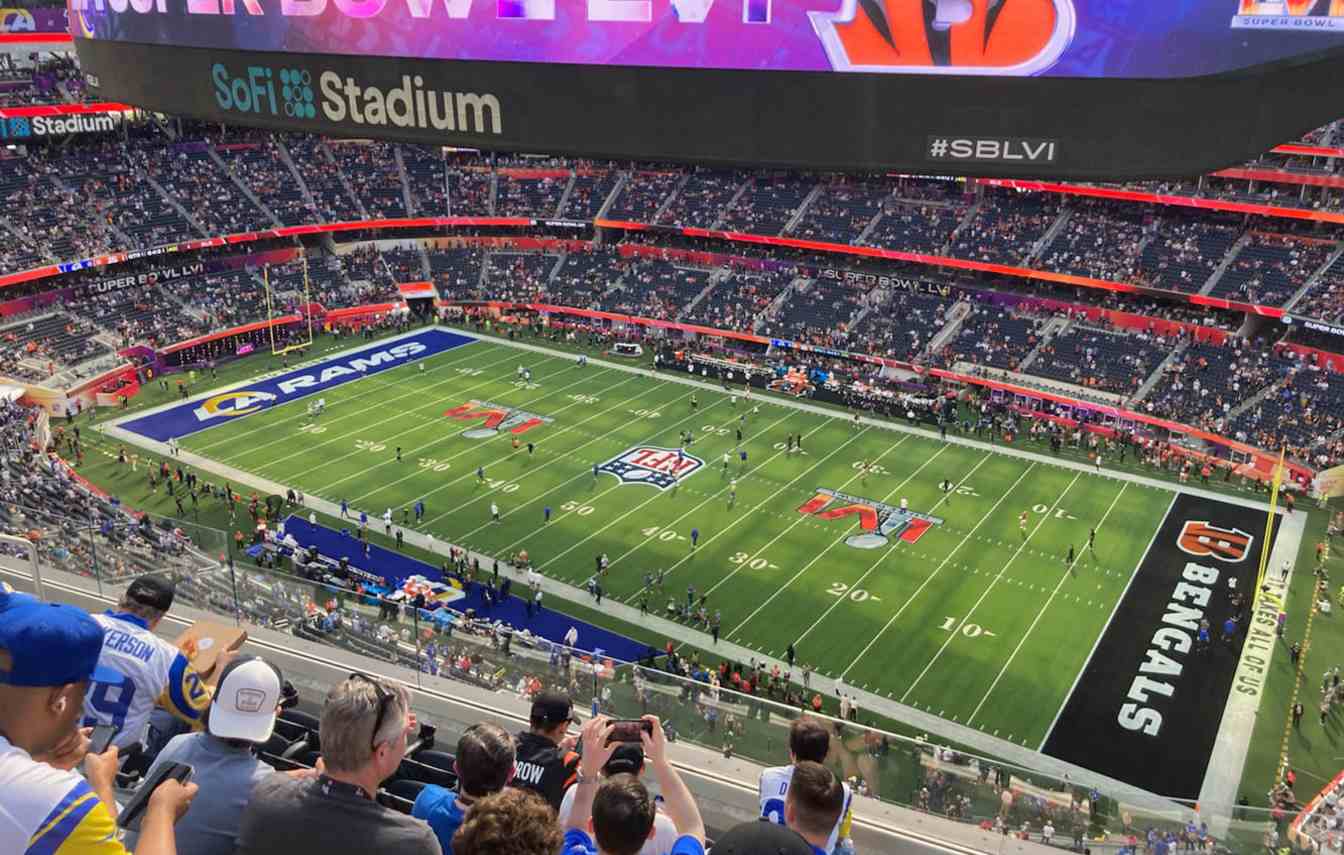 SoFi Stadium is undergoing a temporary transformation for the 2026 World Cup, including natural grass installation and seating adjustments.