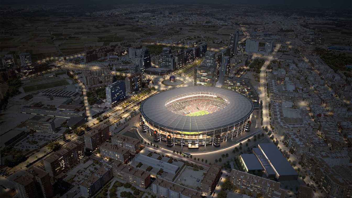 The Nou Mestalla will have 70,000 seats, 6,500 of which will be in hospitality areas.