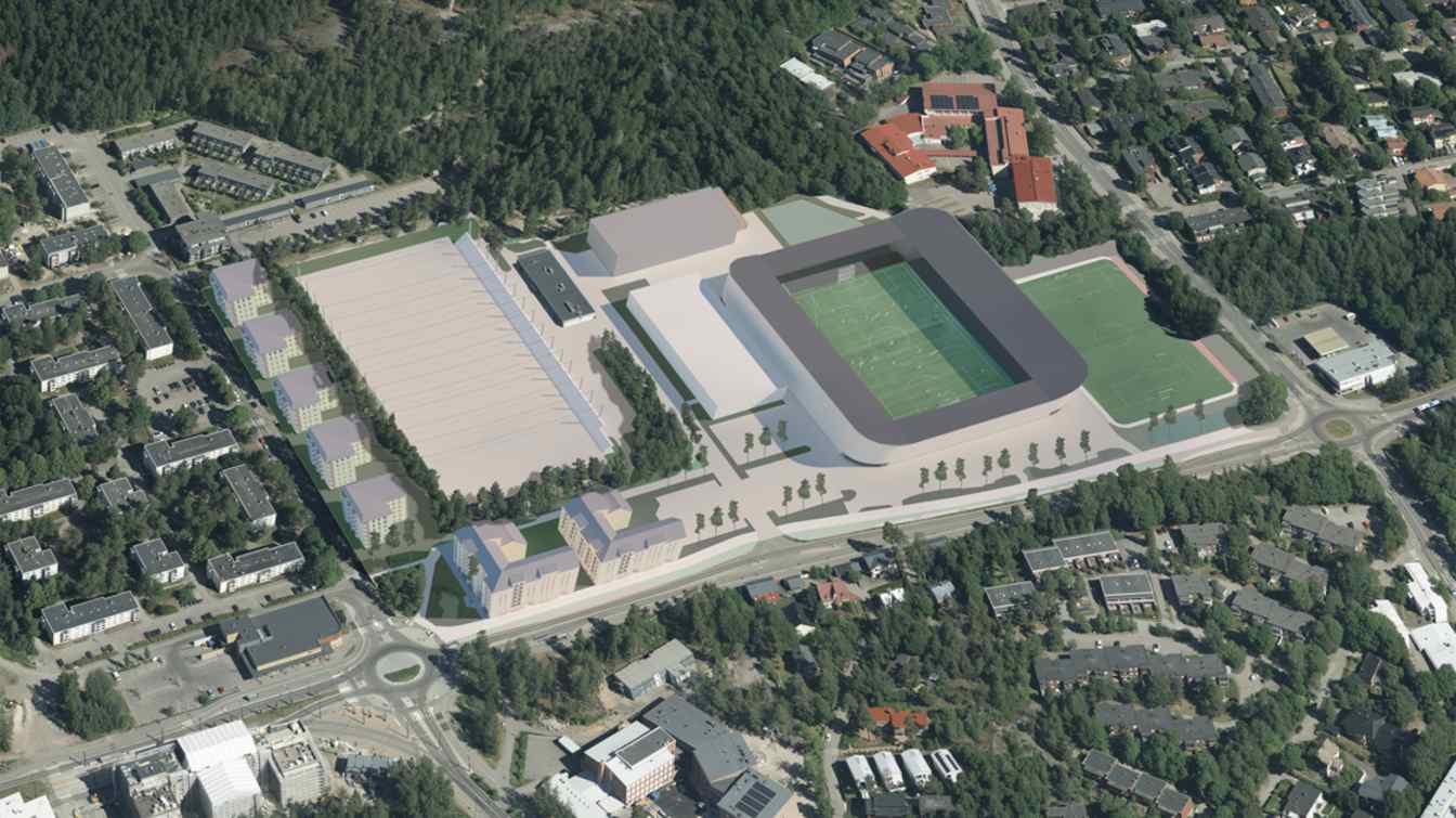 Helsinki are planning an 8,000-seat stadium in Oulunkyl&auml;, integrated with the existing sports complex without removing its key facilities.