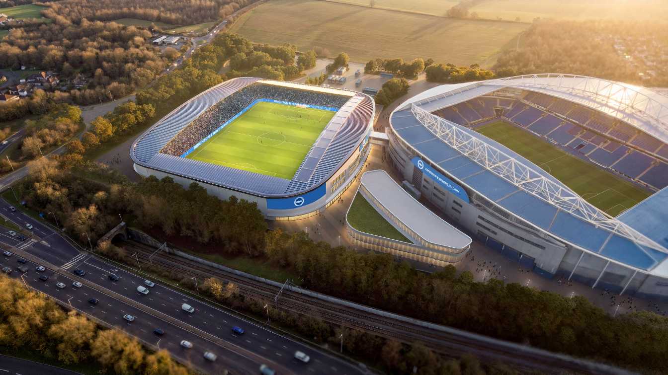 Brighton & Hove Albion plans to build Europe&rsquo;s first dedicated women&rsquo;s football stadium next to Amex Stadium, with a capacity of around 10,000.