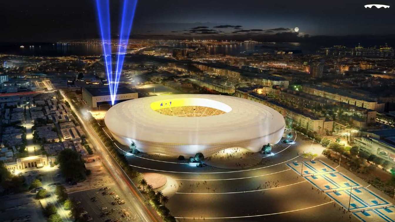 Once the work is complete, the stadium will be larger, more compact and more modern.