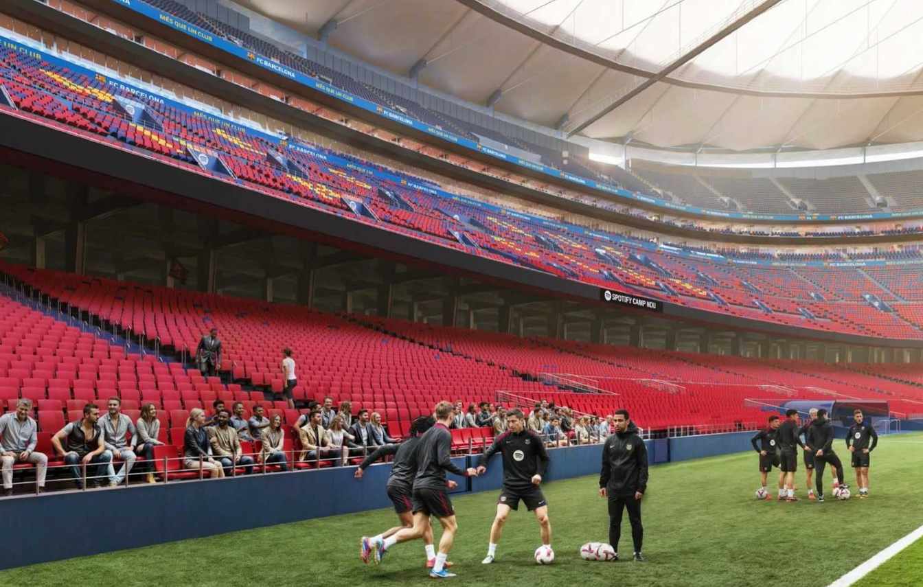 The new third-tier sections of Spotify Camp Nou are expected to gradually boost revenues for FC Barcelona, while the stadium will eventually surpass 105,000 seats.
