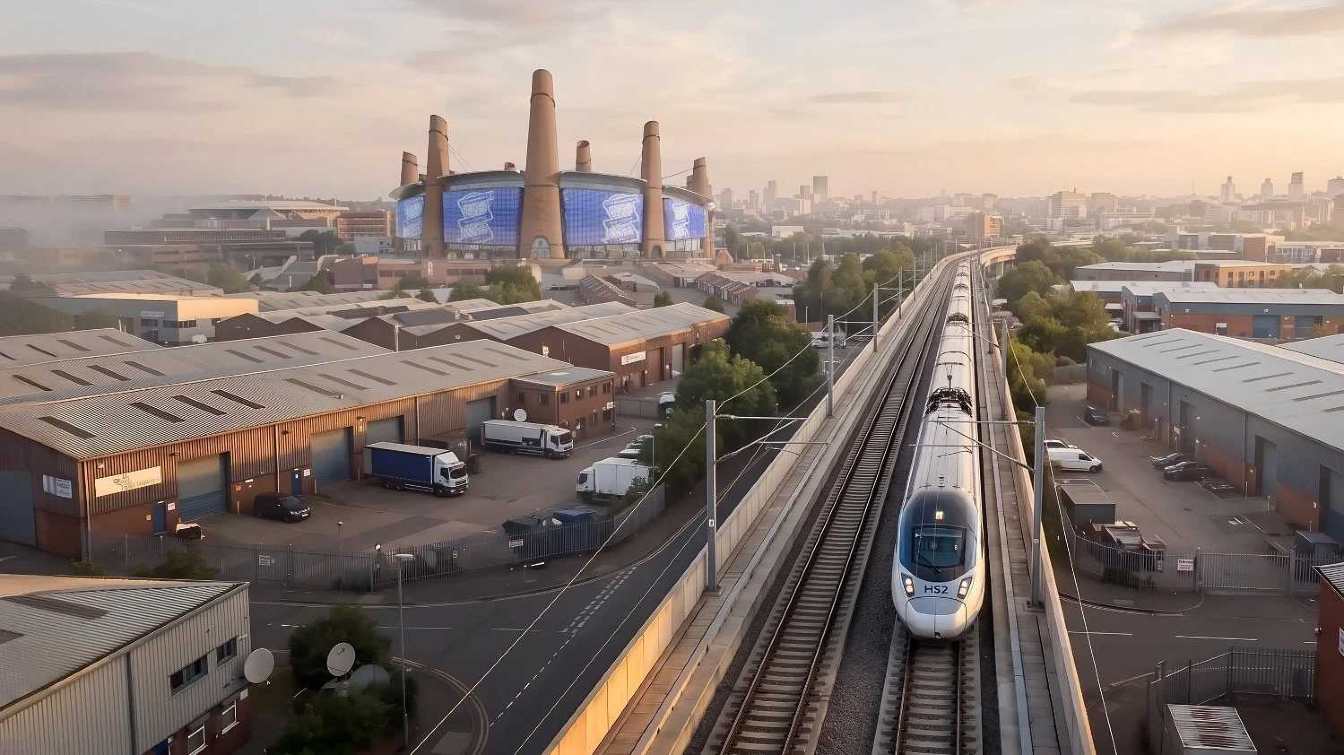 Heatherwick Studio has designed a futuristic new home for Birmingham City F.C., with The Powerhouse Stadium set to anchor a massive new sports and entertainment district in Birmingham.