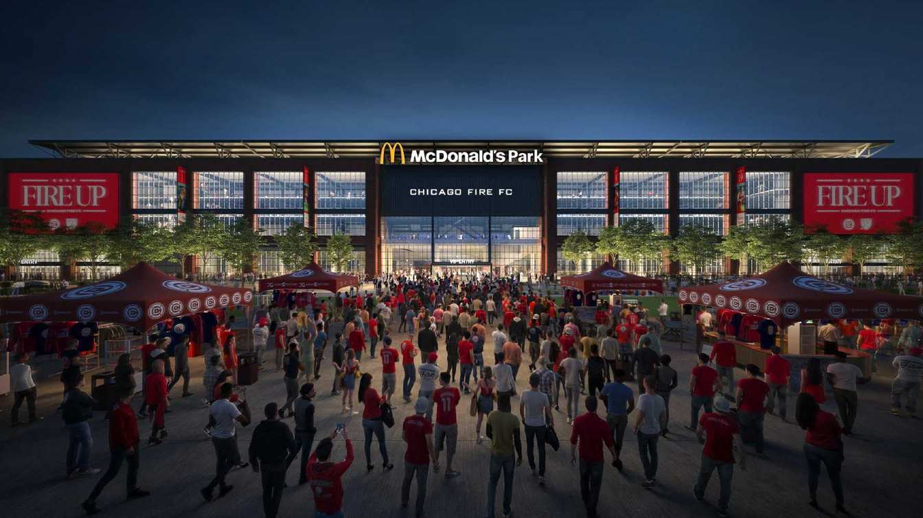 The future home of Chicago Fire FC will officially be called McDonald&rsquo;s Park following a landmark deal with McDonald's. The stadium will seat more than 22,000 fans and become the centerpiece of Chicago&rsquo;s massive The 78 development.