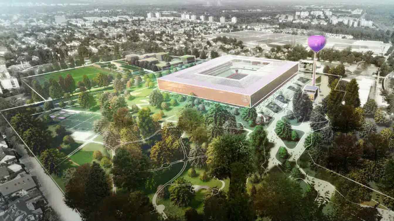 New &Uacute;jpest stadium project