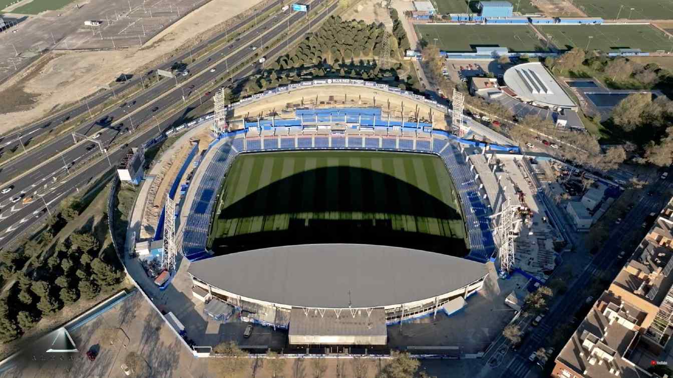 The Coliseum has been undergoing renovation work since last summer, but Getafe managed to juggle the building work with their matches.