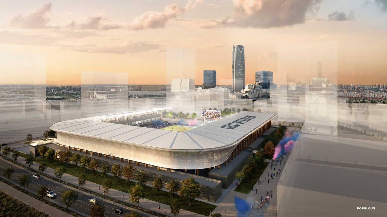 Design of Oklahoma City Stadium