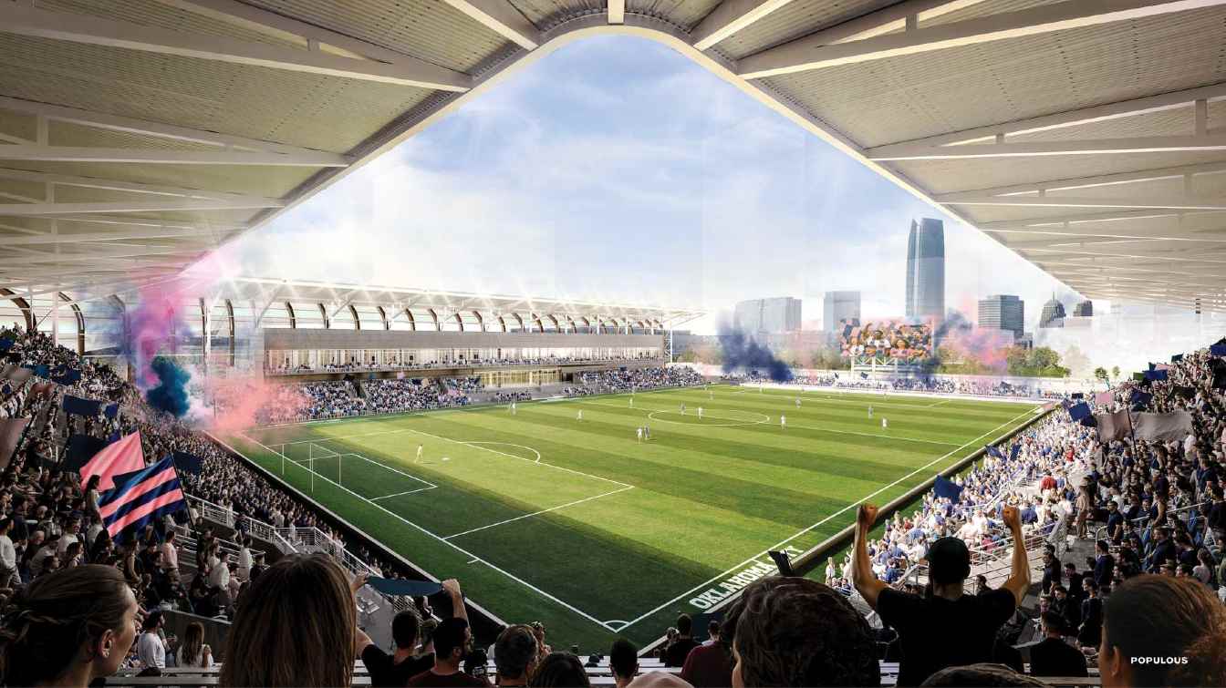 Design of Oklahoma City Stadium