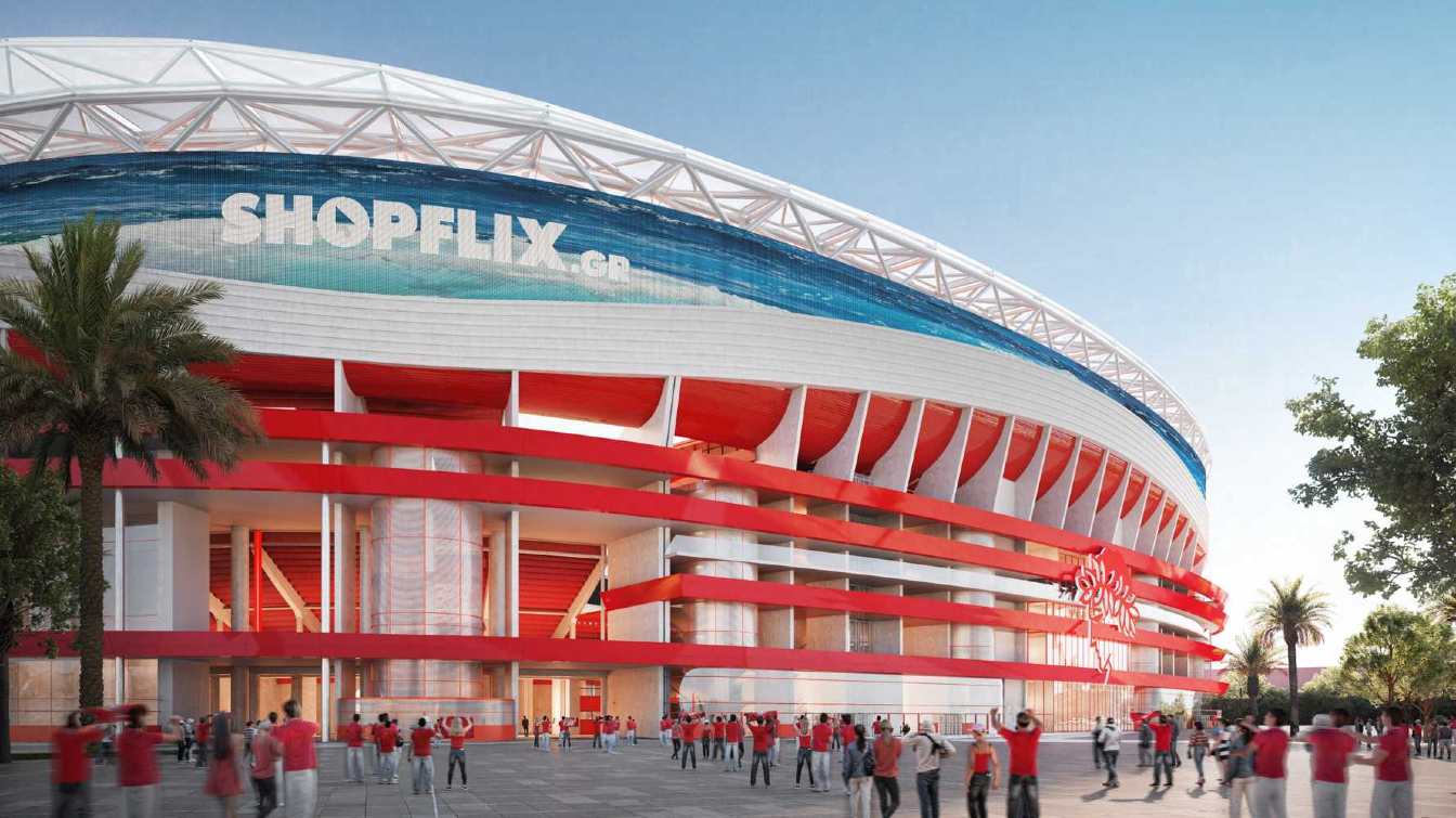 Olympiacos has presented the redevelopment project for St&aacute;dio Georgios Karaiskakis. The stadium&rsquo;s capacity is set to increase from 33,505 to 53,000 seats and make it the largest football venue in Greece.