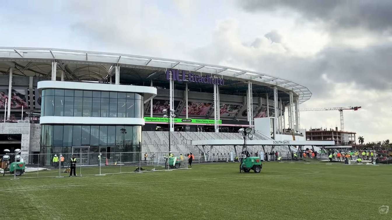 Inter Miami&rsquo;s Nu Stadium is already operating as an MLS venue, but its surroundings are still changing rapidly. The wider Miami Freedom Park is set to include a public park, hotels, offices, restaurants and new spaces for residents.