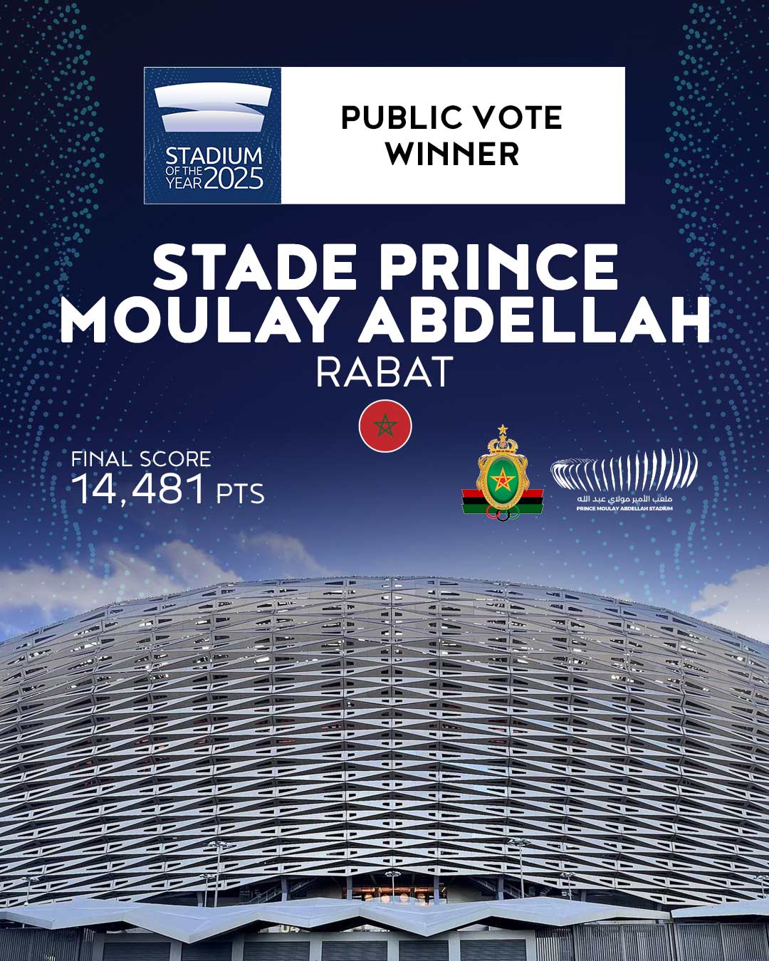 Stade Moulay Abdellah: 2025 Stadium of the Year winner